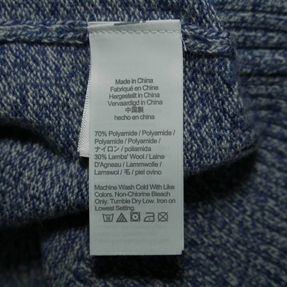 J. Crew Factory NWT Blue Crewneck Lambswool Blend Sweater Size XXL - Picture 7 of 8
